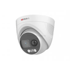 DS-T213X (2.8mm) 2Мп купольная HD-TVI видеокамера с PIR-датчиком HiWatch