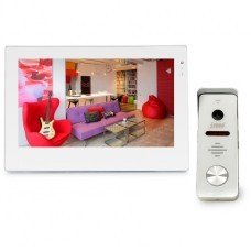 Комплект видеодомофона 7"-7 ВИОЛЕТТА AHD 2.0 Touch W (белый)/АНТЕЙ AHD 2,0 mp (белый)