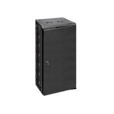 Шкаф телекоммуникационный 19" напольно/настенный 22U 600х600 черный AYSN-19"-2260-BM