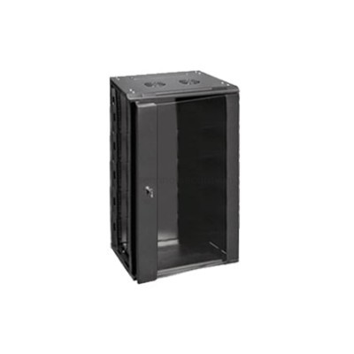 Шкаф телекоммуникационный 19" напольно/настенный 18U 600х450 черный AYSN-19"-1845-BG