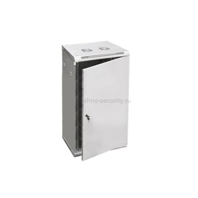 Шкаф телекоммуникационный 19" напольно/настенный 18U 600х600 серый AYSN-19"-1860-SМ