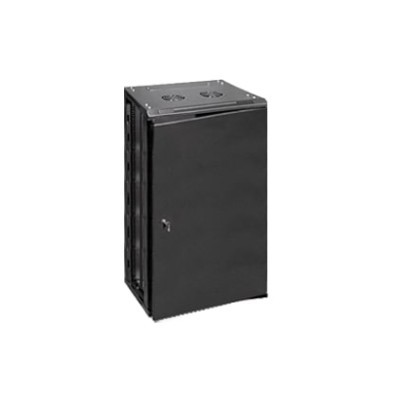 Шкаф телекоммуникационный 19" напольно/настенный 18U 600х600 черный AYSN-19"-1860-BМ